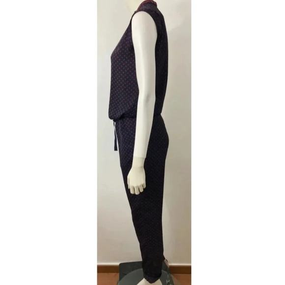 Scotch & Soda Maison Scotch Button Down Sleeveless Women's Boho Jumpsuit Size L. - Picture 3 of 16